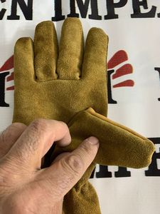 KEVEN IMPEX Leather <b>Gloves</b> Eco-Friendly <b>Touchscreen</b> Needle Detection Food Grade Powder Free Disposable Wrist Length Black Box - Product Image 5