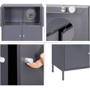 Gabinete de metal de color antracita de forma cuadrada de calidad superior para sala de estar, hogar, oficina, Hospital de Asia - Product Image 3