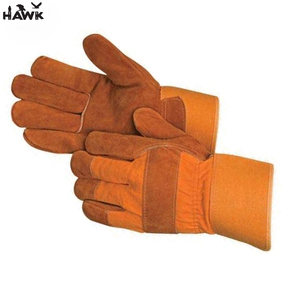 Ultra Safe XL Guantes de cuero de palma completa con forro de nailon Pantalla antideslizante impermeable Compatible con protección para soldadura de jardinería - Product Image 5