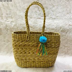 Exclusive Designer Ladies Kauna Grass Eco-Friendly Handmade <b>Straw</b> Evening Bag Handcrafted <b>Straw</b> <b>Handbag</b> - Product Image 4