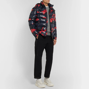 Vente en gros 2025 – Blouson d'hiver matelassé unisexe surdimensionné à capuche, respirant, écologique et à motif, style urbain - Product Image 3