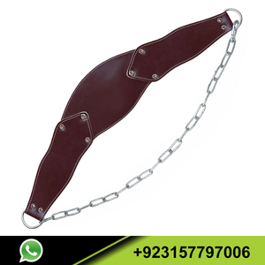 Cinturón de inmersión prémium con cadena de peso, cinturón de inmersión de cuero de alta comodidad, para levantamiento de pesas, Pullups y Dips - Product Image 4