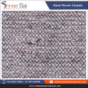 พรมผ้าฝ้าย/พรมขนสัตว์ทำมือสไตล์โมเดิร์นปักลายเรขาคณิตแบบนุ่มผู้ผลิตอินเดีย - Product Image 3