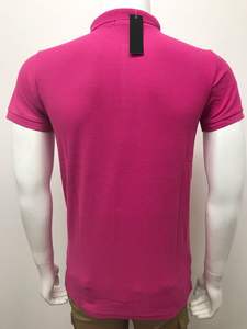 De Polo de los hombres 100% camisetas de algodón de color sólido 100% algodón de manga corta Camisa de polo - Product Image 4