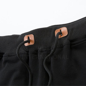 Shorts de sport pour hommes, best-seller, 100% coton, respirants, séchage rapide, multi-poches, taille élastique, logo personnalisé et style hip-hop - Product Image 2