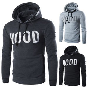 Sweat à capuche double couche avec broderie de logo personnalisé, capuche double, sweat à capuche thermique pour homme, fermeture éclair intégrale, sweat à capuche thermique américain - Product Image 1