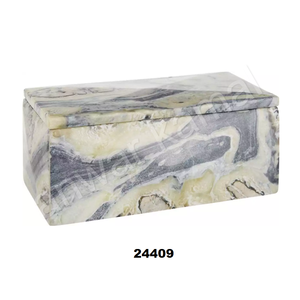 Caja de pan de mármol gris rectangular de la mejor colección de alta calidad - Product Image 1