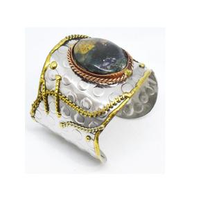 Novedad Otoño-Invierno 2024, Brazalete de Latón Oxidado Indiana, Joyería Geométrica, Brazalete de Latón, Oferta Black Friday - Product Image 5
