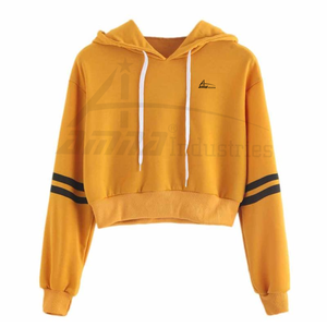 เสื้อครอปแบบเรียบง่ายสำหรับผู้หญิง,เสื้อมีฮู้ดคอลเลคชั่นล่าสุด - Product Image 5