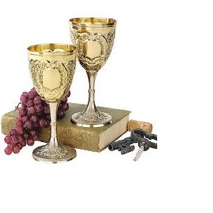 Decorative Brass Wine Goblet Engraved Handmade Chalice Vintage Metal Drinking Cup Antique Finish Barware Wedding <b>Table</b> Styling - Product Image 1