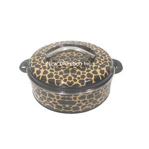 Handmade Designer Glossy Finishing Stainless Steel Casseroles Server Hot Pot Rounded Shape Food Serving Hot Pot Home Item - Product Image 1