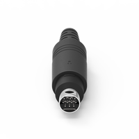 Connecteur industriel mâle Mini Din 10 broches, type assemblé, 2A 12V MD-10M1-01 Nian-Yeong