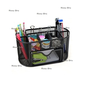 Organizador de Escritorio de Alambre de Hierro de Último Diseño, Tamaño Personalizado, Forma Ovalada, Organizador de Escritorio para Papelería, Más Vendido - Product Image 5