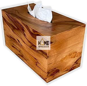 Boîte de luxe à mouchoirs faite à la main de haute qualité pour la maison hôtel et restaurant à un prix abordable - Product Image 2