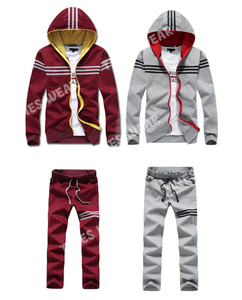 Chándal deportivo de poliéster de alta calidad para hombre con logotipo personalizado, nuevo conjunto para correr, chándal de invierno transpirable - Product Image 5