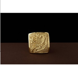 Bouton de haute qualité pour armoire, tiroir, commode, armoire, Design en laiton moulé, 28mm, boutons de porte d'armoire de luxe - Product Image 3