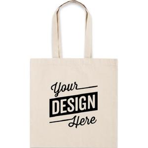 Sac à provisions recyclé d'épicerie réutilisable amical Logo d'impression personnalisé durable 100% coton de haute qualité doux élégant écologique - Product Image 2