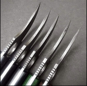 Customizable Premium Quality Damascus Steel Skinner <b>Knife</b> Comfortable Wood Horn Handle Leather <b>Sheath</b> <b>for</b> Hunting-DIY OEM - Product Image 4