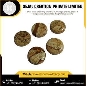 Pierre naturelle de malachite en vrac en forme de pierre précieuse cabochon ovale - Product Image 2