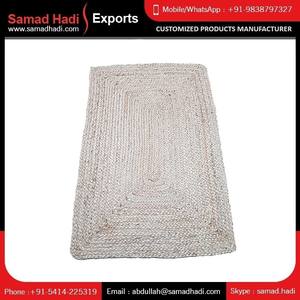 Dernière conception fabriquée en inde tapis de jute tressés à la main antidérapants tapis pour le salon tapis à vendre - Product Image 4