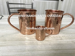 Wholesale Antique 100 % Pure Copper Moscow Mule <b>Mugs</b> for Bars and Restaurant Drinkware <b>Mugs</b> by Indian Manufacturer - Product Image 3