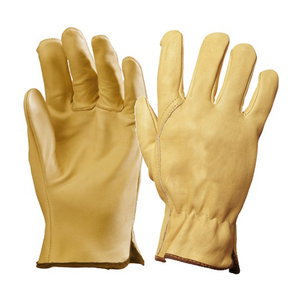 KEEM BROTHERS Nouveau design Gants de travail pour conducteur en cuir de vachette vert de haute qualité avec logo personnalisé Gants de sécurité pour conducteur - Product Image 5