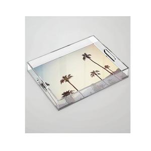 Bandeja de Acrílico para Té y Café de Diseño Moderno, Bandeja Rectangular de la Mejor Calidad para Servir Alimentos, Más Vendida - Product Image 3