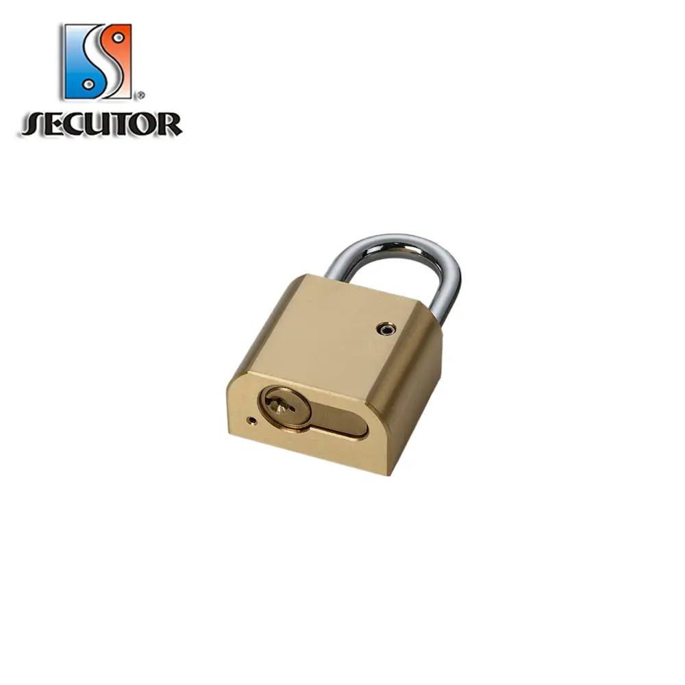 Euro Lock Euro Profile Half Cylinder European Solid Brass Top Security Rekeyable Padlock Heavy Duty Pad Lock