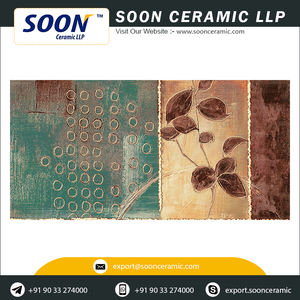 Carrelage mural numérique en céramique 300x600, pour fabrication indienne, vente en gros - Product Image 3