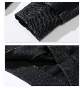 เสื้อฮู้ดดี้ผ้าฝ้ายเรียบแบบโอเวอร์ไซส์สำหรับฤดูหนาว  แบบสวมหัว  สำหรับผู้ชาย  แบบยูนิเซ็กซ์  ขายส่ง  ไซส์ใหญ่  แบบวินเทจ  ล้างสีแบบแอซิด - Product Image 6