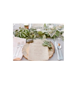 Restaurant de plaque de charge en bois naturel et assiette de service en bois de taille personnalisée pour la vente chaude - Product Image 2