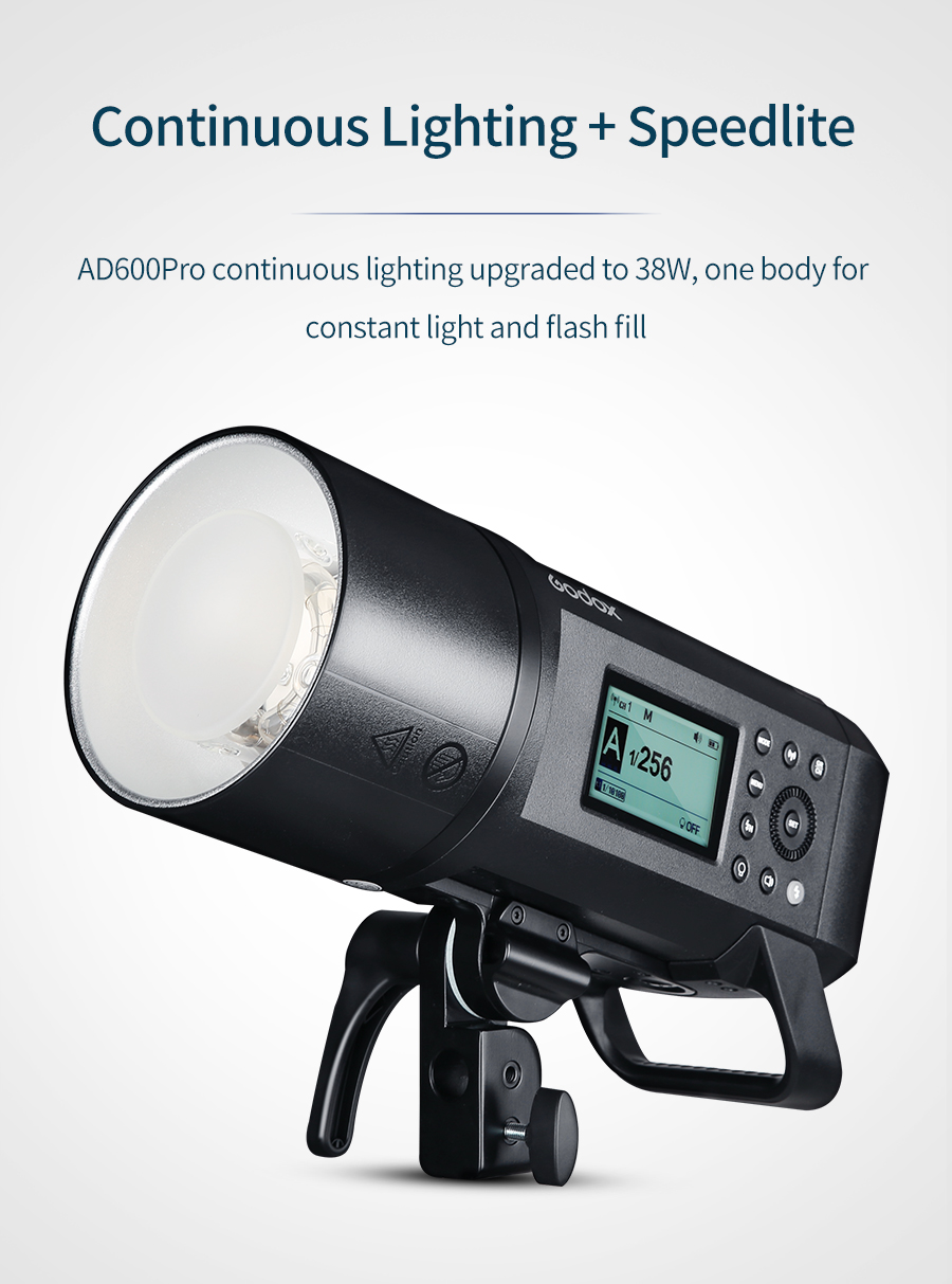 Godox AD600 Pro WITSTRO All-in-One Outdoor Flash AD600Pro Li-on Battery TTL HSS with Built-in 2.4G Wireless X System