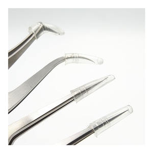 Pinces à épiler droites, incurvées, à crochet et Volume, pour extensions de cils, professionnelles, 1 pièce - Product Image 2
