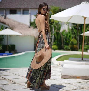 Robe de plage pour femmes, en rayonne, vêtement d'été décontracté - Product Image 4