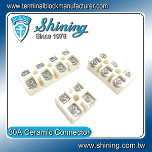 TC-6303B 30A 3 Way Ceramic <b>Terminal</b> Block - Product Image 2