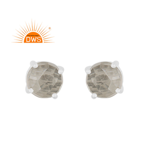 Pendientes de Plata de Ley con Cristal de Cuarzo Natural, Tendencia 2026, para Mujer, Fabricante de Joyería - Product Image 2