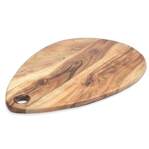 Restaurant Pizza plat planche de bois planche à découper pour fruits coupe cuisine utilisation accessoires en bois planches d'acacia viande - Product Image 1