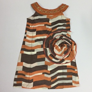 Cotton Sleeveless Sundress for Little Girls Floral Printed Casual <b>Summer</b> Dress for Ages 8-13 Years - Product Image 1