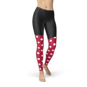Leggings personnalisés en gros, inspirés de The Dots - Modèles Capri ou longueur complète - Product Image 2