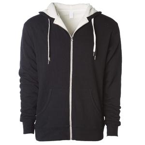 Nueva llegada Sudadera con capucha y sudadera de lana sólida para hombre de alta calidad impermeable Anti-Shrink cremallera completa de Bangladesh precio barato - Product Image 2