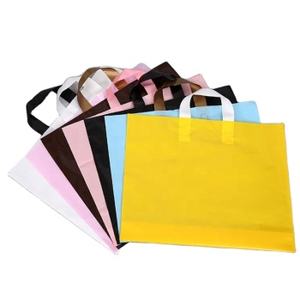 Impresión colorida Nuevo tipo Biodegradable Barato Mango de bucle suave Compras Diseño personalizado plástico OEM ODM con el mejor servicio OEM - Product Image 5