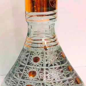 Mini Cachimbas de Lujo Farida, Botellas de Vidrio con Técnica de Espejo, Cachimba Egipcia de Oro de 24 Quilates, Jarrones Bohemios, Precio de Fábrica al por Mayor - Product Image 1