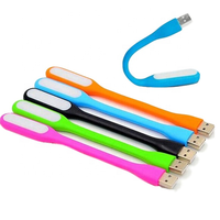 Mini lampe USB ultra-lumineuse flexible 5W LED Lampe de lecture avec USB pour banque d'alimentation Ordinateur Portable
