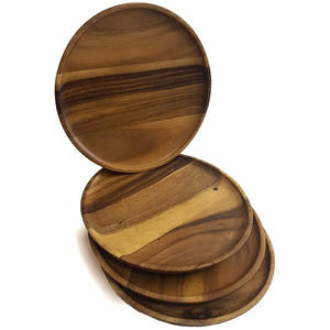 Plato y plato de uso para bodas y cafés, recién llegado, diseño fabuloso, placa de cargador de madera para el hogar, forma redonda 2025 - Product Image 6