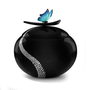 <b>Black</b> Glitter Enamel Motorcycle tank Large Cremation Urns <b>for</b> Adult Human Ashes Urns <b>for</b> <b>Funeral</b> Burial From <b>Top</b> Supplier - Product Image 6