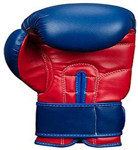 Classic Proสไตล์ถุงมือมวยหนังOversizeสีฟ้า/สีแดงส่วนบุคคลถุงมือมวย - Product Image 2