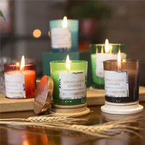 Accessori per fragranze candele profumate personalizzate aromaterapia fatta a mano cera di soia grandi 3 stoppini triplo stoppino deodoranti per ambienti di lusso