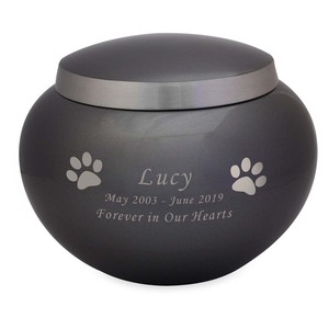 Serie de urnas de cremación de mascotas, productos hechos con latón 100% o aluminio prémium, perla, Pewter, Odyssey - Product Image 5