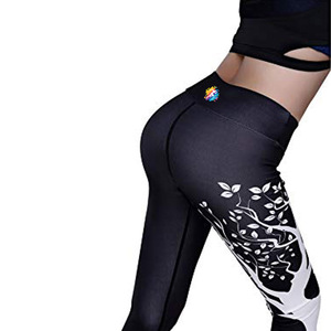 Ladi High Quality Custom Women's Ankle-Length High-Waisted Yoga Pants-Spandex/Polyester Breathable & Quick Dry - Product Image 6