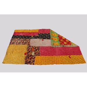 Vintage Kantha couette Lot cousu à la main réversible coton couvre-lit Patchwork bohème couverture/jeter en gros - Product Image 4